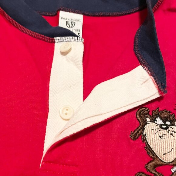 Vtg 1997 Warner Bros Looney Tunes Kids XL Shirt Polo Tshirt - Picture 10 of 16